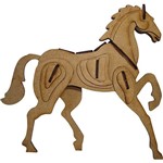 Assistência Técnica e Garantia do produto Quebra-Cabeça 3D Cavalo MDF - Cia Laser