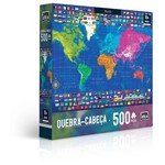 Assistência Técnica e Garantia do produto Quebra Cabeça Mapas do Mundo 500 Peças 2443 - Toyster