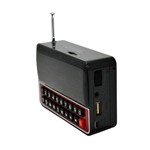 Assistência Técnica e Garantia do produto Rádio Relógio Fm C/ Entr USB/Alarme/Mp3 e Auxiliar Preto