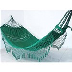 Assistência Técnica e Garantia do produto Rede de Dormir Descanso em Algodão Verde Mesclado com Franja
