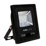 Assistência Técnica e Garantia do produto Refletor Led 10W 6000K 700LM Branco Frio Bivolt | MB Led - MR4000