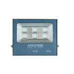 Assistência Técnica e Garantia do produto Refletor Led 50w Slim Microled SMD IP65 Holofote Branco Frio - Arco Íris Led