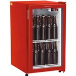 Assistência Técnica e Garantia do produto Refrigerador para Bebidas Cervejeira Gelopar GRBA-120PVM - Porta de Vidro / Laterais Vermelhas - 112 L - 110V