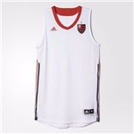 Assistência Técnica e Garantia do produto Regata de Basquete Flamengo Adidas Jogador Branca