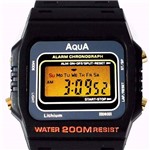 Assistência Técnica e Garantia do produto Relógio Aqua Aq37 Waterproof a Prova Dagua Preto