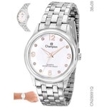 Assistência Técnica e Garantia do produto Relógio Champion Feminino Prata Cn28991q
