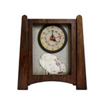 Assistência Técnica e Garantia do produto Relógio de Mesa Vintage - Modelo Carro Clássico - 30x27cm