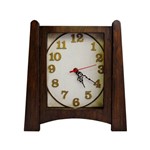 Assistência Técnica e Garantia do produto Relógio de Mesa Vintage - Modelo Classic - 30x27cm