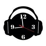 Assistência Técnica e Garantia do produto Relógio de Parede Decorativo - Fone de Ouvido 2 - ME Criative