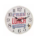 Assistência Técnica e Garantia do produto Relógio de Parede Free Lunch Tomorrow 34cm