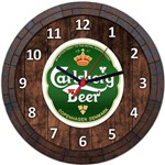 Assistência Técnica e Garantia do produto Relógio de Parede Quadro Tampa de Barril Cerveja Bebida W008
