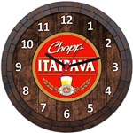Assistência Técnica e Garantia do produto Relógio de Parede Quadro Tampa de Barril Cerveja Bebida W015