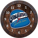 Assistência Técnica e Garantia do produto Relógio de Parede Quadro Tampa de Barril Cerveja Bebida W034