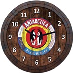 Assistência Técnica e Garantia do produto Relógio de Parede Quadro Tampa de Barril Cerveja Bebida W057