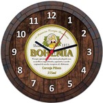 Assistência Técnica e Garantia do produto Relógio de Parede Quadro Tampa de Barril Cerveja Bebida W028