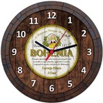 Assistência Técnica e Garantia do produto Relógio de Parede Quadro Tampa de Barril Cerveja Bebida W082
