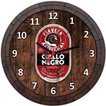 Assistência Técnica e Garantia do produto Relógio de Parede Quadro Tampa de Barril Cerveja Bebida W096