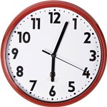 Assistência Técnica e Garantia do produto Relógio de Parede Vintage Vermelho Uatt? Analógico