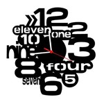 Assistência Técnica e Garantia do produto Relógio Decorativo - Modelo Números 11