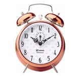 Assistência Técnica e Garantia do produto Relógio Despertador a Cordas Cobreado Alarme Herweg 2384