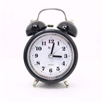 Assistência Técnica e Garantia do produto Relógio Despertador Analógico com Som Alto 2 Sinos Colorido Huari Preto