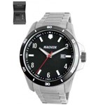 Assistência Técnica e Garantia do produto Relógio Masculino Magnum Pulseira Prata Aco Inox Ma35039c