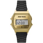 Assistência Técnica e Garantia do produto Relógio Mormaii Feminino Vintage Mojh02ak/4d Preto Dourado