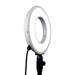 Assistência Técnica e Garantia do produto Ring Light BRANCO - Iluminador LED 25w - Luz da Lua - 28cm Diâmetro com Tripé BRANCO - Foto e Make