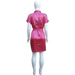 Assistência Técnica e Garantia do produto Robe Cetim Bordado Pink