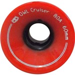 Assistência Técnica e Garantia do produto Roda para Skate Cruiser 60mm Owl Sports - Vermelho