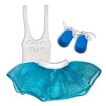 Assistência Técnica e Garantia do produto Roupa para Boneca - Kit Bailarina Azul – Baby Alive – Laço de Fita