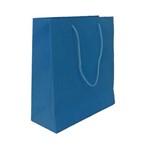 Assistência Técnica e Garantia do produto Sacola de Papel Azul Turquesa 10x10x3,5cm - 100 Unidades.