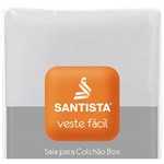 Assistência Técnica e Garantia do produto Saia para Cama Box Queen Veste Fácil Branca- Santista