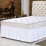 Assistência Técnica e Garantia do produto Saia para Cama Queen Soft Touch Branca - Casa & Conforto