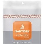 Assistência Técnica e Garantia do produto Saia para Cama Box Solteiro Veste Fácil Atelier Branca - Santista