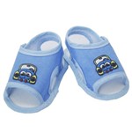 Assistência Técnica e Garantia do produto Sapatinho de Bebê Sandália Charminho Baby Azul Carrinho