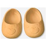 Assistência Técnica e Garantia do produto Sapato para Boneca – Modelo Sapatilha 5cm – Little Mommy - Laranja– Laço de Fita