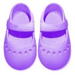 Assistência Técnica e Garantia do produto Sapato para Boneca – Modelo Sapatilha 7cm – Adora Doll - Lilás – Laço de Fita