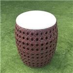 Assistência Técnica e Garantia do produto Seat Garden Vermelho - Tecido Náutico Bege Relevo - Decora na Net