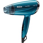 Assistência Técnica e Garantia do produto Secador de Cabelos Philco Travel Azul - Bivolt