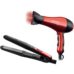 Assistência Técnica e Garantia do produto Secador Infinity 2500 127V + Prancha Alisadora Tourmaline Ion Plus - Mondial