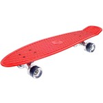Assistência Técnica e Garantia do produto Skate Venice Origens 27 - Vermelho com Rodas Brancas Transparentes