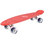Assistência Técnica e Garantia do produto Skate Venice Origens 22 - Vermelho com Rodas Brancas Transparentes