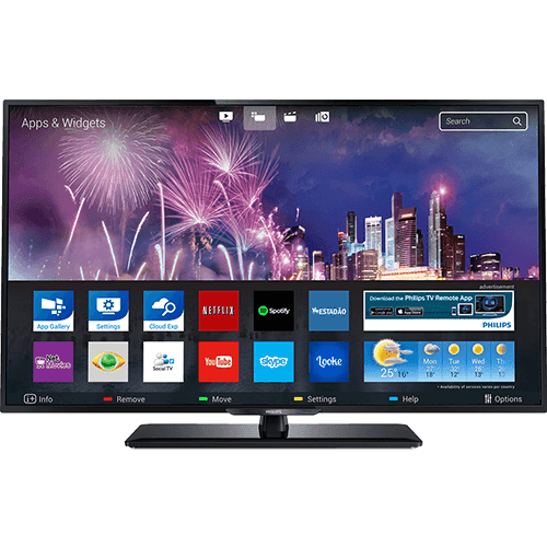 Assistência Técnica e Garantia do produto Smart TV LED 43'' Philips 43PFG5100 Full HD com Conversor Digital 3 HDMI 1 USB Wi-Fi 120Hz