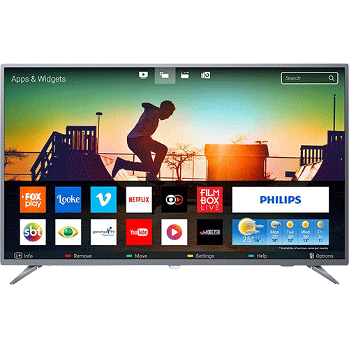 Assistência Técnica e Garantia do produto Smart TV LED 55" Philips 55PUG6513/78 Ultra HD 4k com Conversor Digital 3 HDMI 2 USB Wi-Fi 60hz - Prata