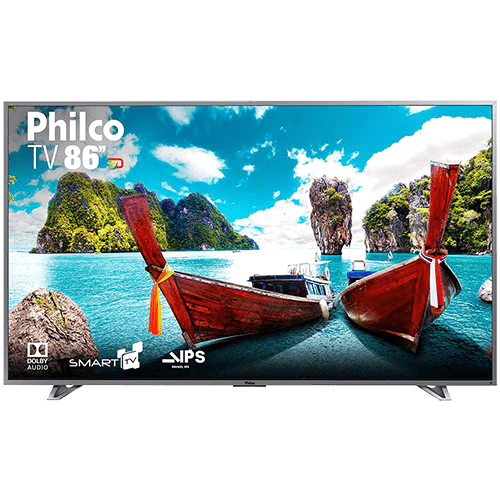 Assistência Técnica e Garantia do produto Smart TV LED 86" Philco PTV86e30DSWNT Ultra HD 4k com Conversor Digital 3 HDMI 2 USB Wi-Fi 60Hz - Titânio