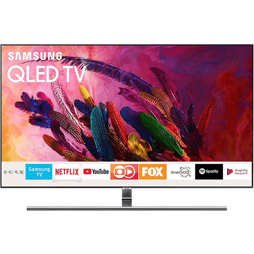 Assistência Técnica e Garantia do produto Smart TV QLED 55" Samsung 2018 QN55Q7FNAGXZD Ultra HD 4k com Conversor Digital 4 HDMI 3 USB Wi-Fi Única Conexão Invisível Modo Ambiente e Pontos Quânticos - Prata