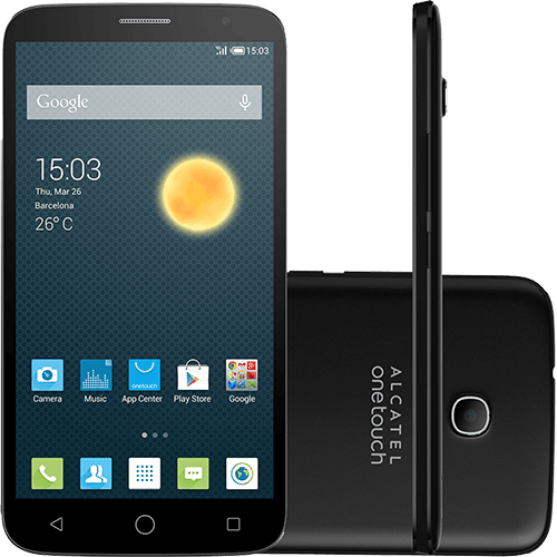 Assistência Técnica e Garantia do produto Smartphone Alcatel Hero 2C Desbloqueado Android 4.4 Tela 6" 16GB 4G Wi-Fi Câmera 13MP Cinza Chumbo