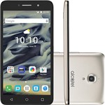 Assistência Técnica e Garantia do produto Smartphone Alcatel Pixi4 Dual Chip Android 5.1 Lollipop Tela 6" Quad Core 8 GB 3G Wi-Fi Câmera 13MP - Dourado