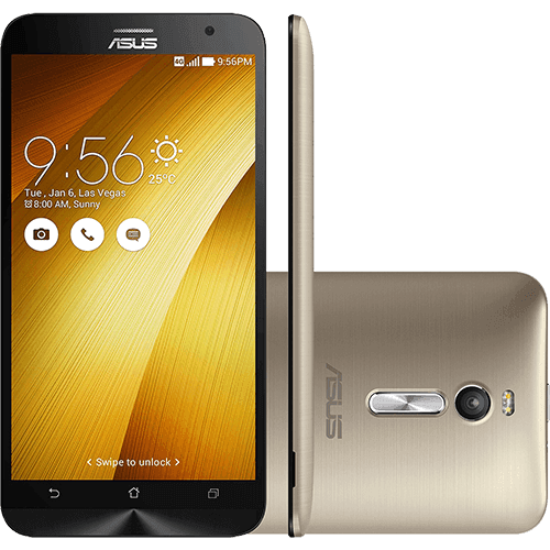 Assistência Técnica e Garantia do produto Smartphone Asus Zenfone 2 Dual Chip Android 5.0 Lollipop Tela 5.5" 32GB 4G Wi-Fi Câmera 13MP - Gold